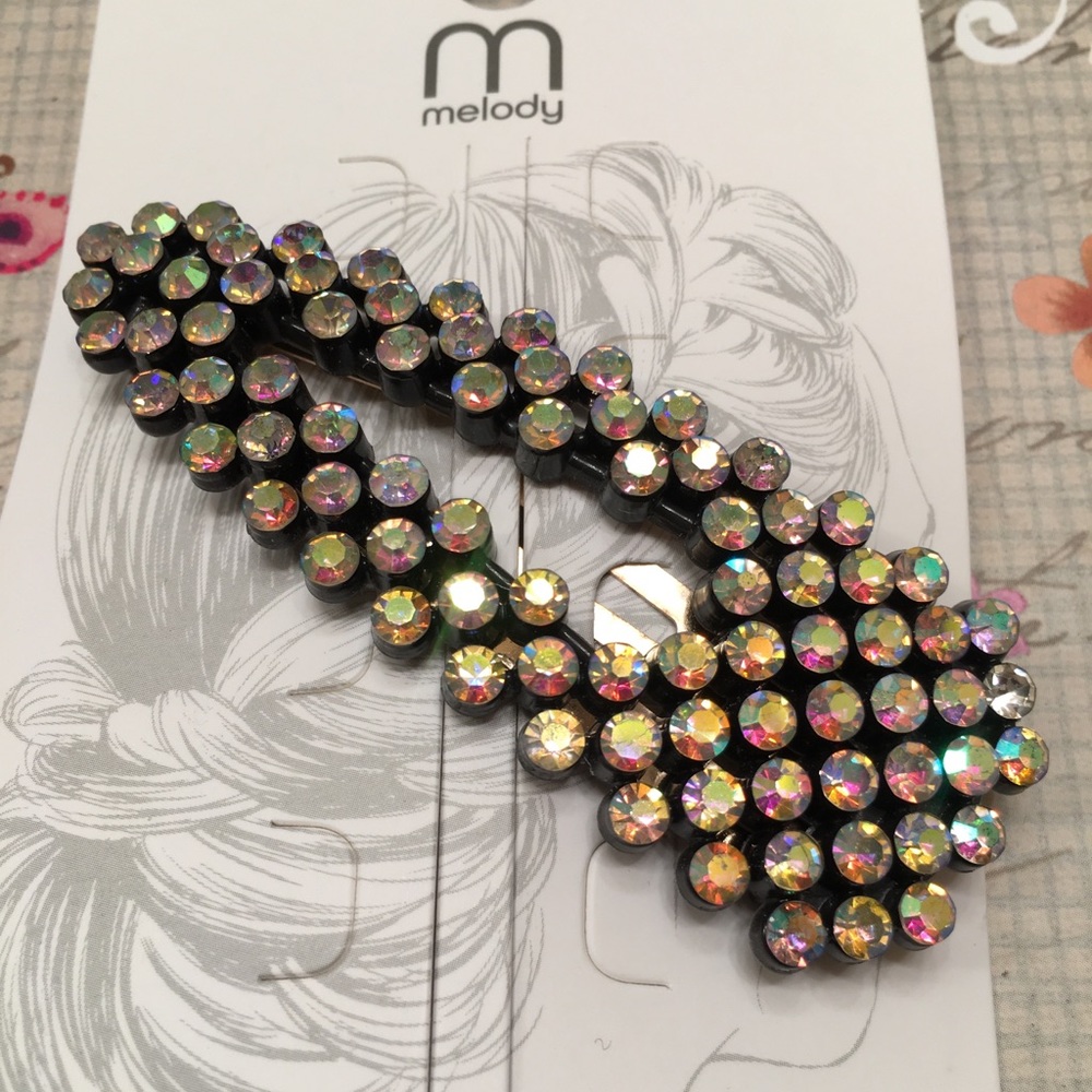 Melody rhinestone hair clip